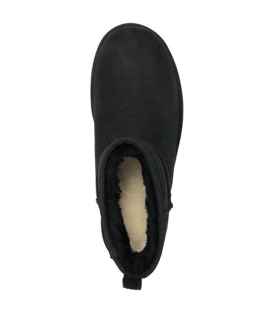 Ugg Black Classic Ultra Mini Suede Boots for men