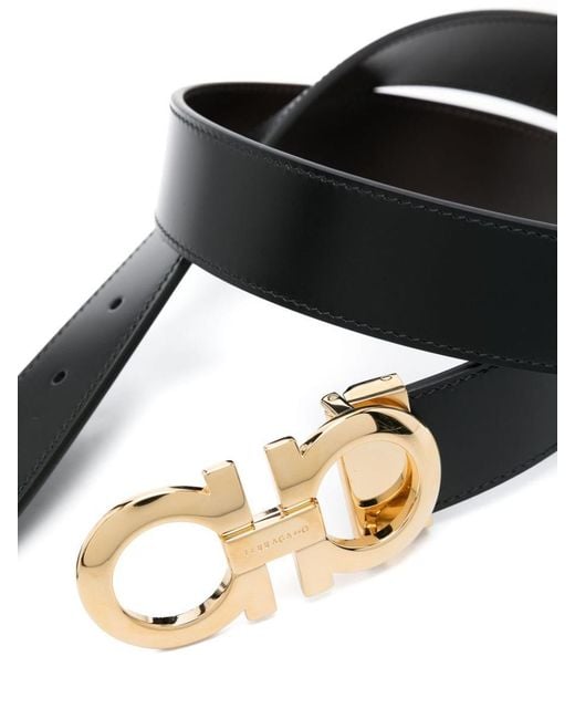 Ferragamo Black Belts for men