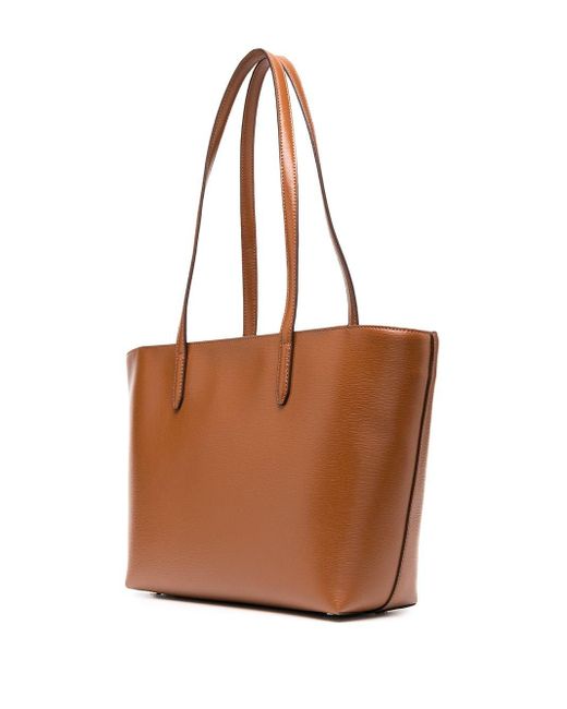 dkny leather tote
