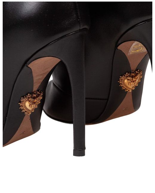 Dolce & Gabbana Black Dolce & Gabbana Leather Boot