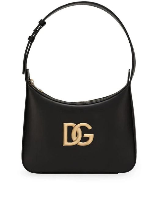 Dolce & Gabbana Black Shoulder Bags