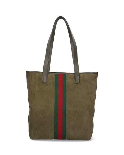 Gucci Green "Ophidia" Shopping Bag for men