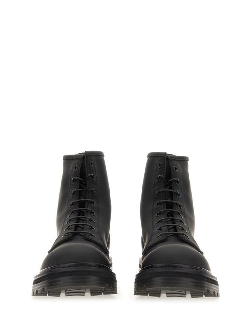 Premiata Black Leather Boot for men