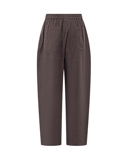Studio Nicholson Brown Drawstring Pants