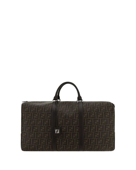 Fendi Black Travel Bags for men