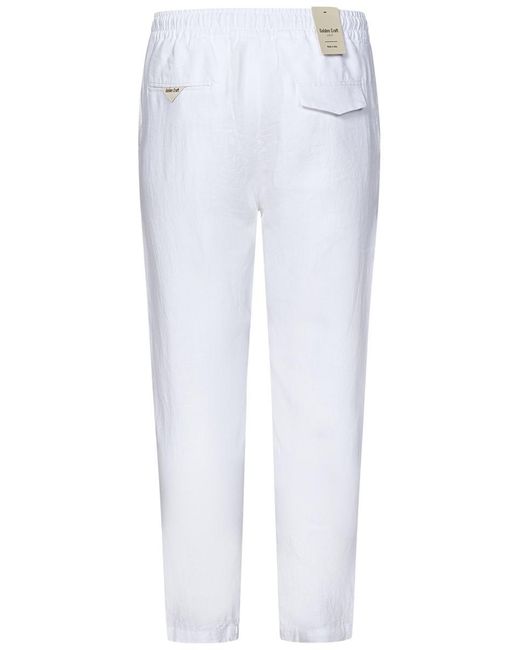 GOLDEN CRAFT White Trousers for men