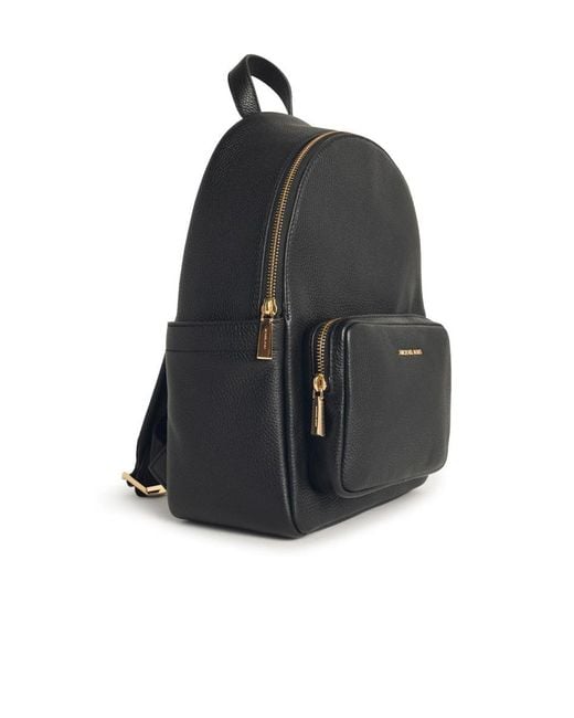 Michael Kors 'tanner' Medium Backpack In Black Hammered Leather