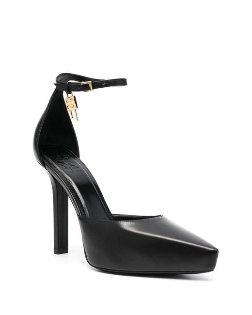 Givenchy Black Leather G-lock Pumps