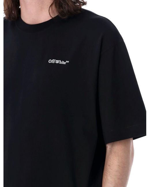 Off-White c/o Virgil Abloh Black Off- Tattoo Arrow Skate T-Shirt for men