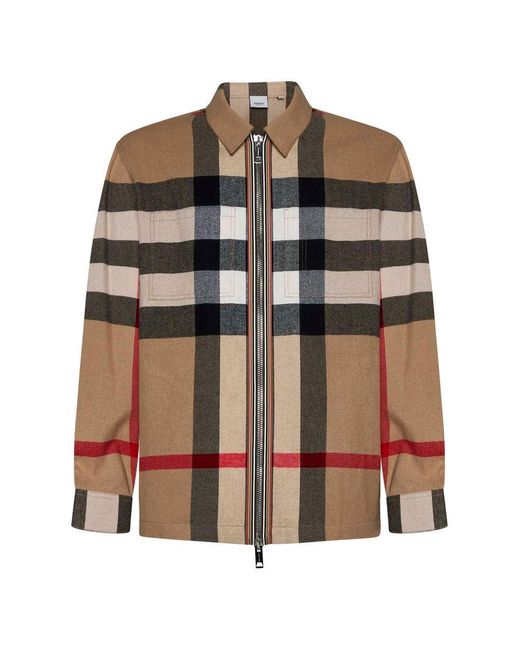 Burberry Brown Shirts for men