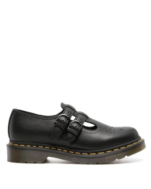 Dr. Martens Black 8065 Mary Jane Leather Shoes