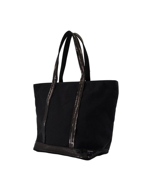 Vanessa Bruno Black M Zippe Shopper Bag