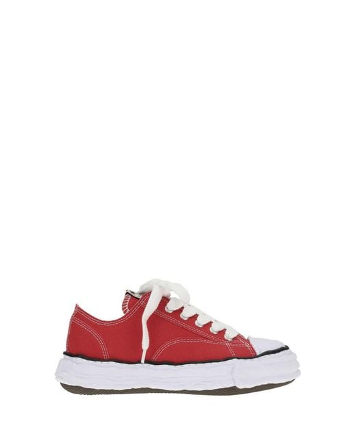 Maison Mihara Yasuhiro Red Sneakers