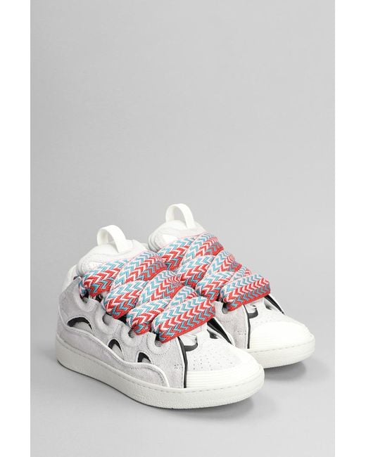 Lanvin x Deliberti Curb Sneakers in White Lyst UK