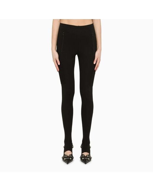 Wardrobe NYC Zip Details leggings in Black Lyst
