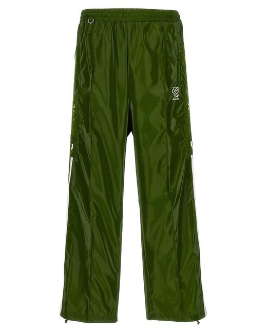 Doublet Green 'Laminate Track' Joggers for men