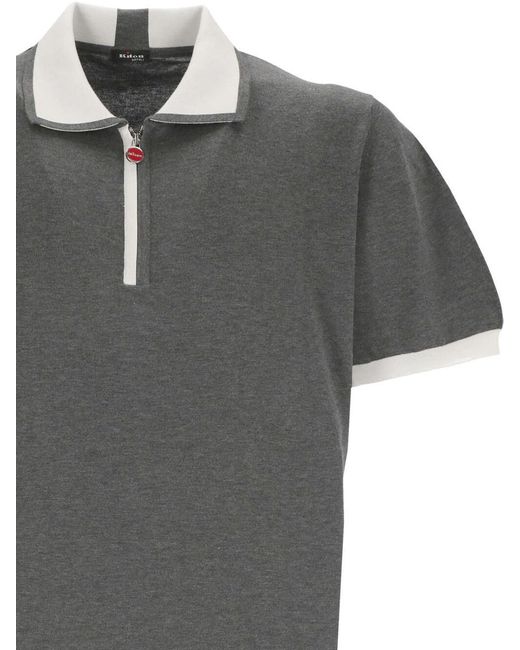 Kiton Gray T-Shirts And Polos for men
