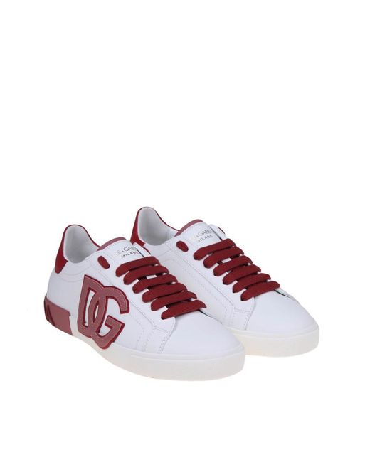 Dolce & Gabbana Pink Low Calf Sneakers And for men