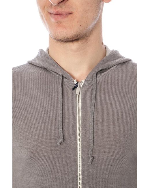 Armani Jeans Gray Sweatshirt Hoodie for men