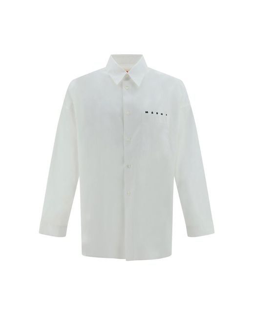 Marni White Camicia for men