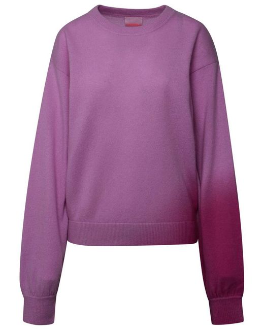 Crush Purple Pink Cashmere Sweater
