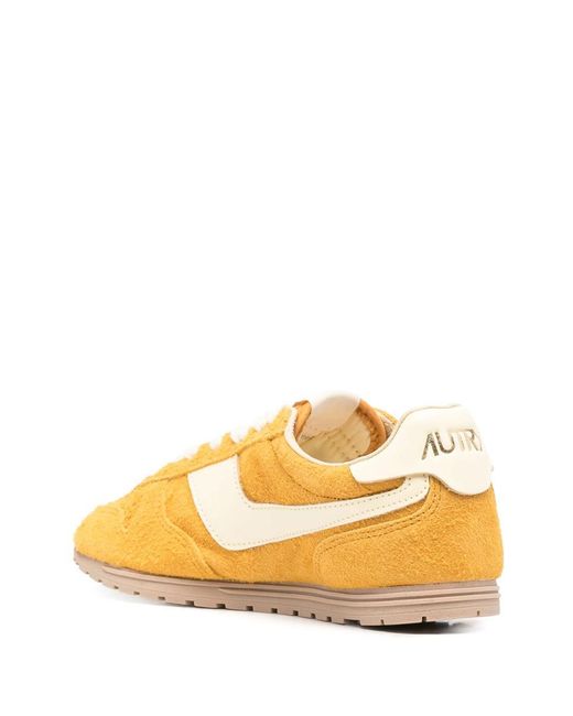 Autry Yellow Windspin Sneakers