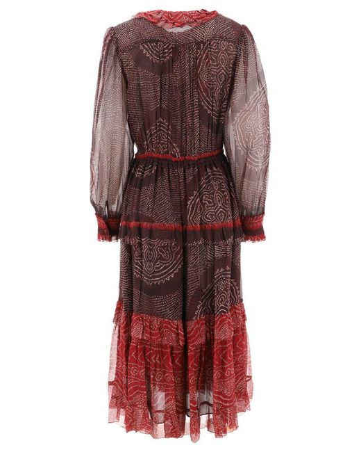 Ulla Johnson Red Burgundy Other Materials Dress