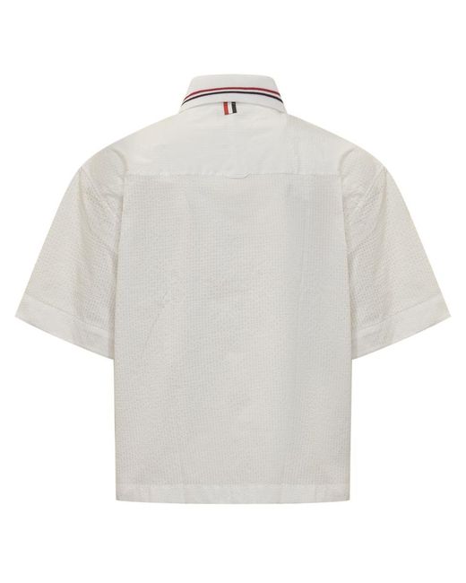 Thom Browne Gray Rugby Shirt for men