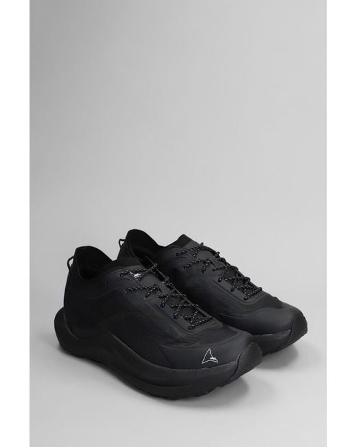 Roa Black Sella Sneakers for men