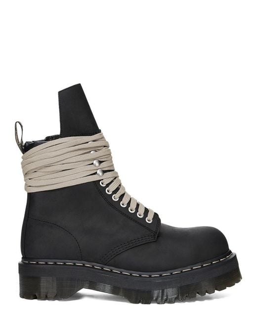 Dr. Martens Black "Quad Sole Steel Toe" Boot