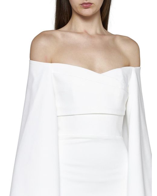 Solace London White Dresses