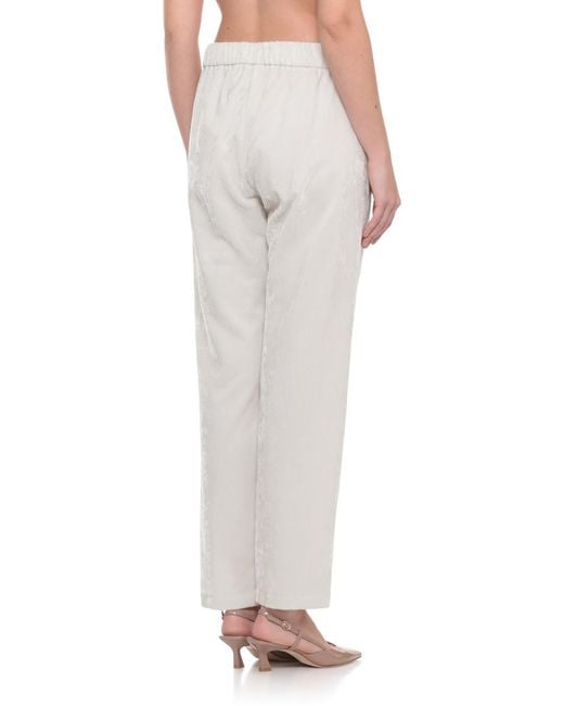 Herno White Trousers