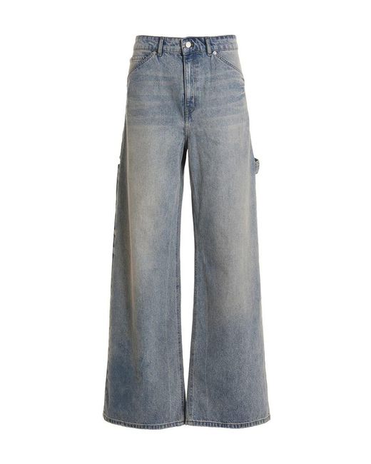 Courreges Courreges Jeans 'baggy Denim Dirty Blue' in Gray for Men | Lyst