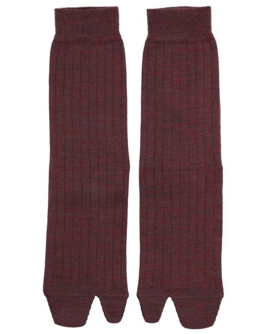 Maison Margiela Purple Socks "Tabi"