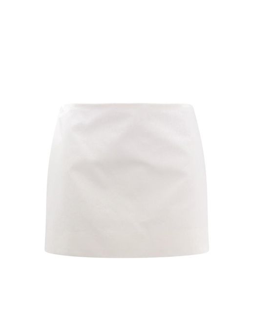 Valentino White Skirt