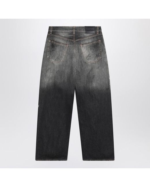 Acne Gray Distressed Effect Jeans for men
