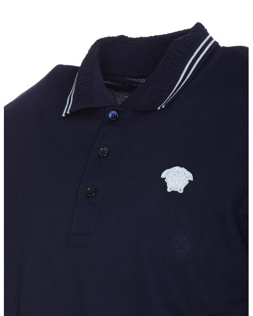 Versace Blue T-Shirts And Polos for men