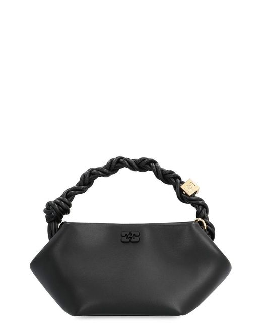Ganni Black Bou Mini Handbag