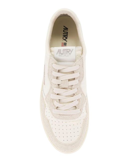 Autry Natural 'Medalist' And Low Top Sneakers With Logo Detail for men