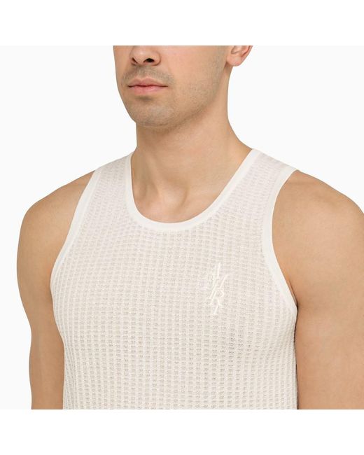 Amiri White And Tank Top for men