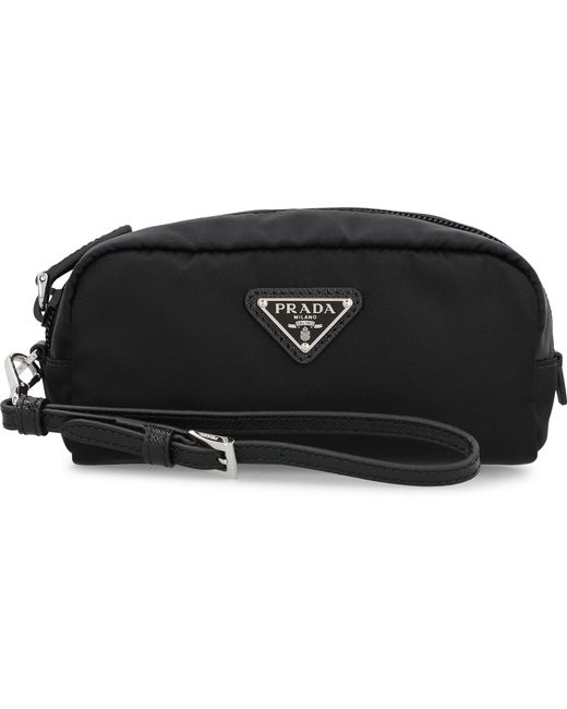 Prada Black Re-Nylon Wash Bag