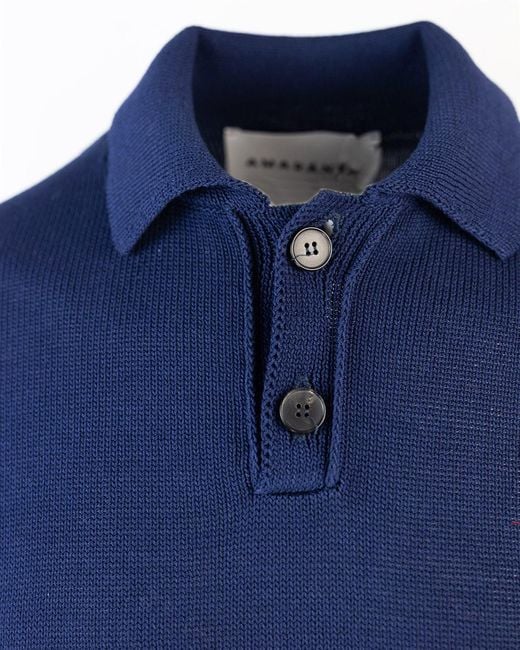 Amaranto Blue Polo Shirt for men