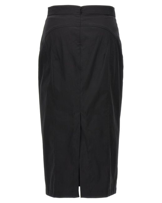 N°21 Black Longuette Skirt