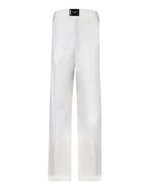 Dolce & Gabbana White Trousers