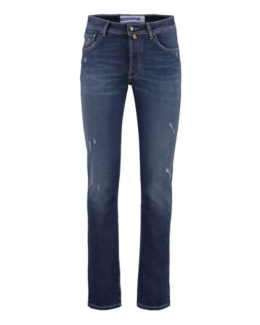 Jacob Cohen Blue Bard Slim Fit Jeans for men