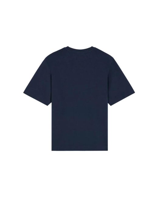 Maison Kitsuné Blue Bold Fox Head Oversize T-Shirt for men