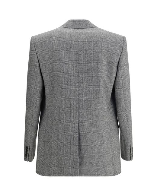 Saint Laurent Gray Blazers E Vests for men