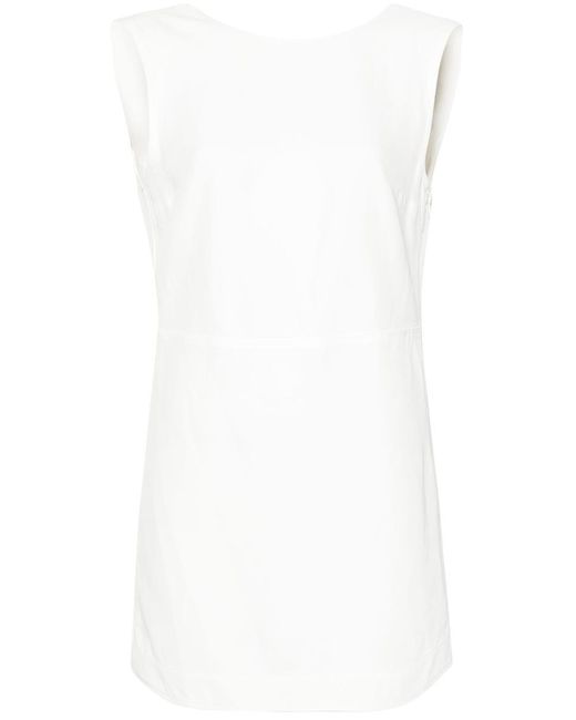 Loulou Studio White Sleeveless Dress