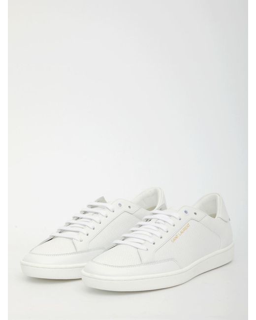 Saint Laurent White Sl/10 Sneakers for men