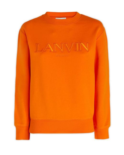 Lanvin Orange Sweatshirts